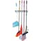 Home Basics Plastic 5 Slot Mop and Broom Organizer, White MB01905 - alternate 1